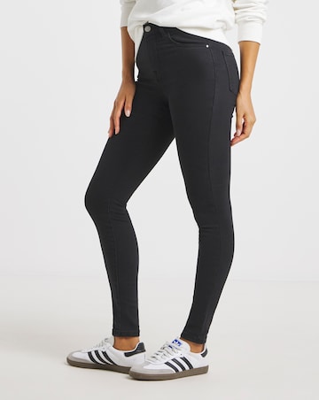 Black Skinny Cosy Feel Soft Stretch Jeans