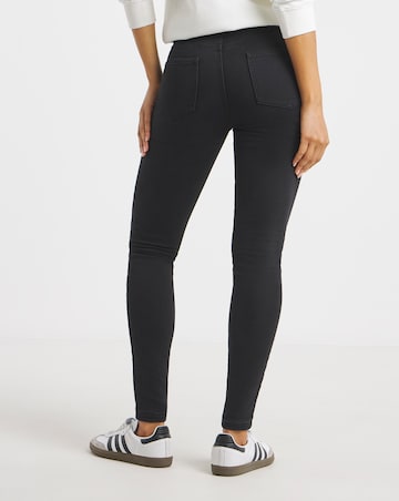 Black Skinny Cosy Feel Soft Stretch Jeans