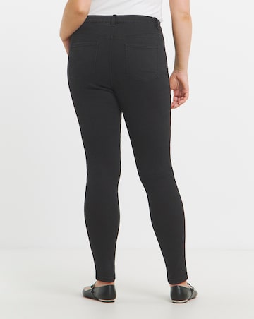 Black Skinny Cosy Feel Soft Stretch Jeans