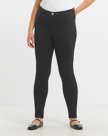 Black Skinny Cosy Feel Soft Stretch Jeans