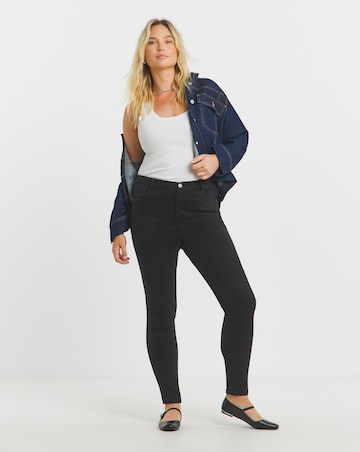 Black Skinny Cosy Feel Soft Stretch Jeans