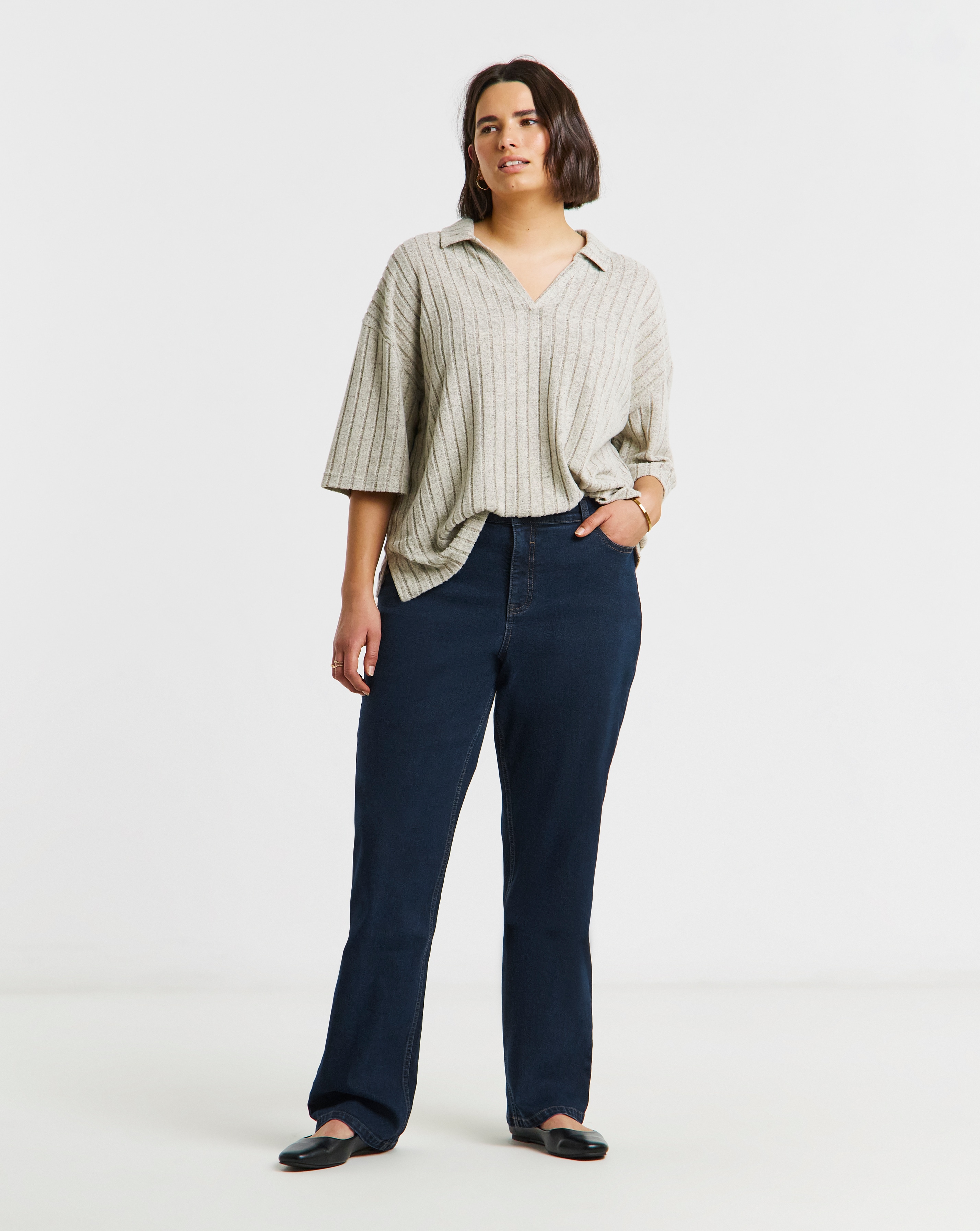 New In - Indigo 24/7 Straight Leg Jeans