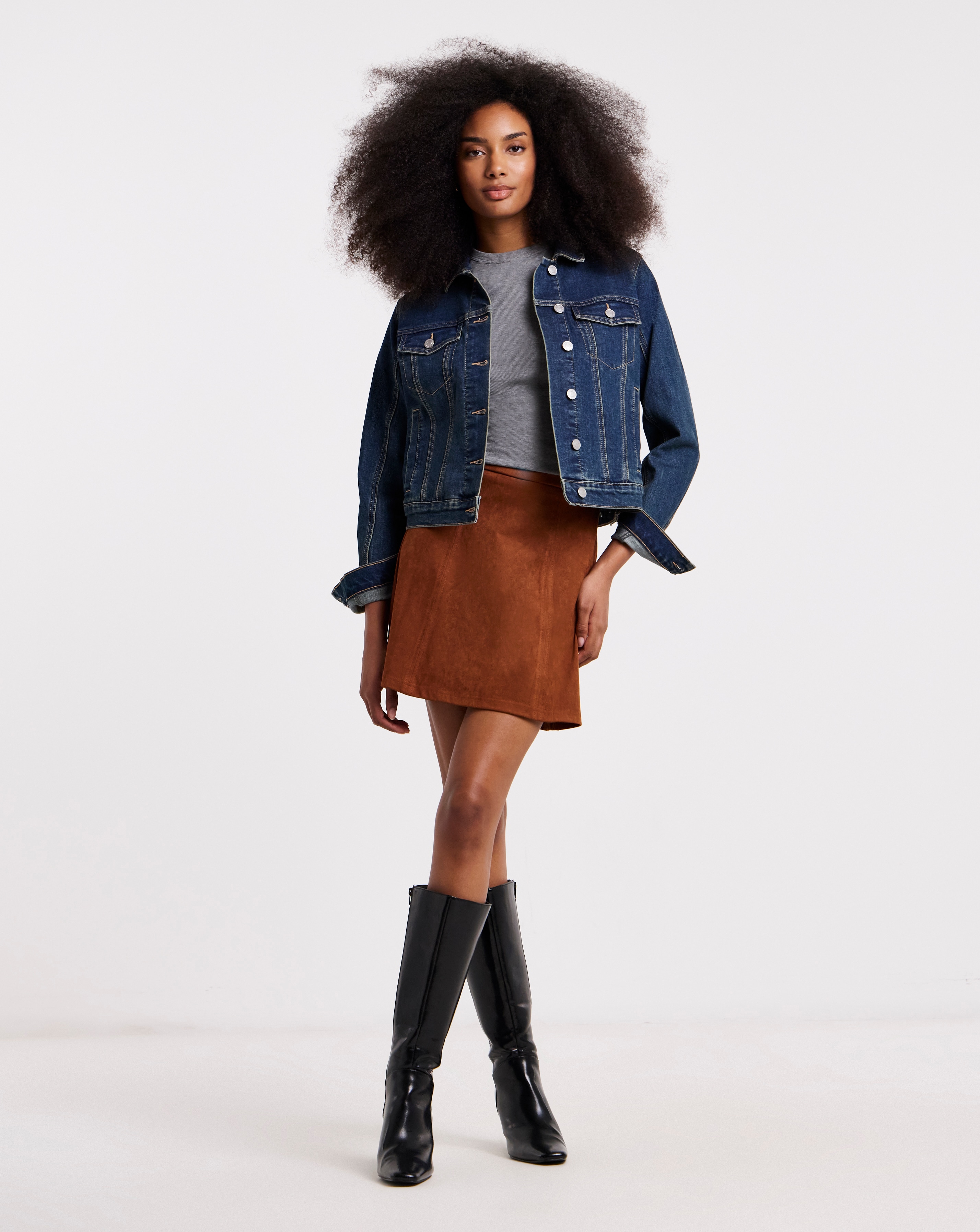 Simply Be Vintage Wash Denim Jacket