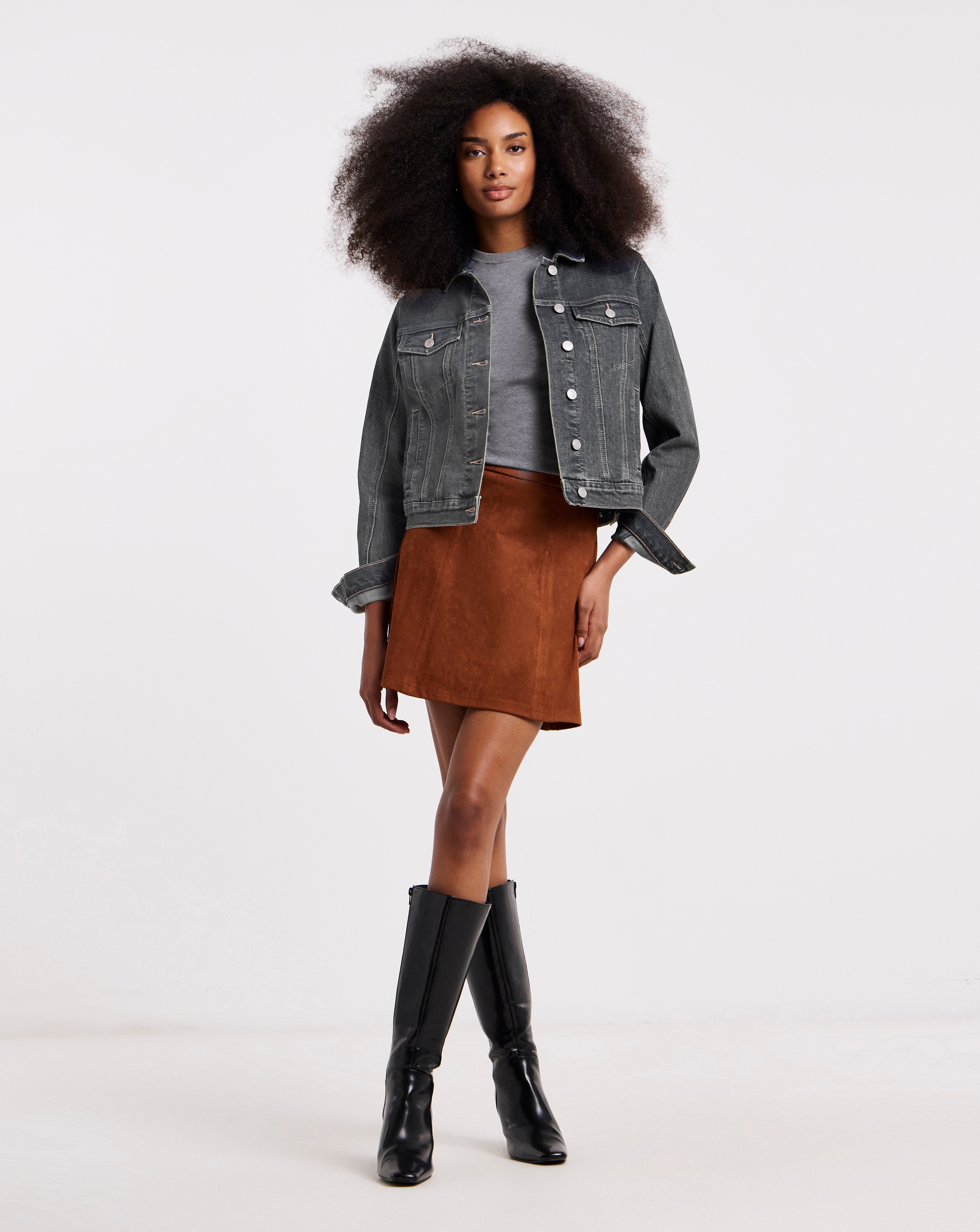 Simply Be Black Authentic Stretch Jacket