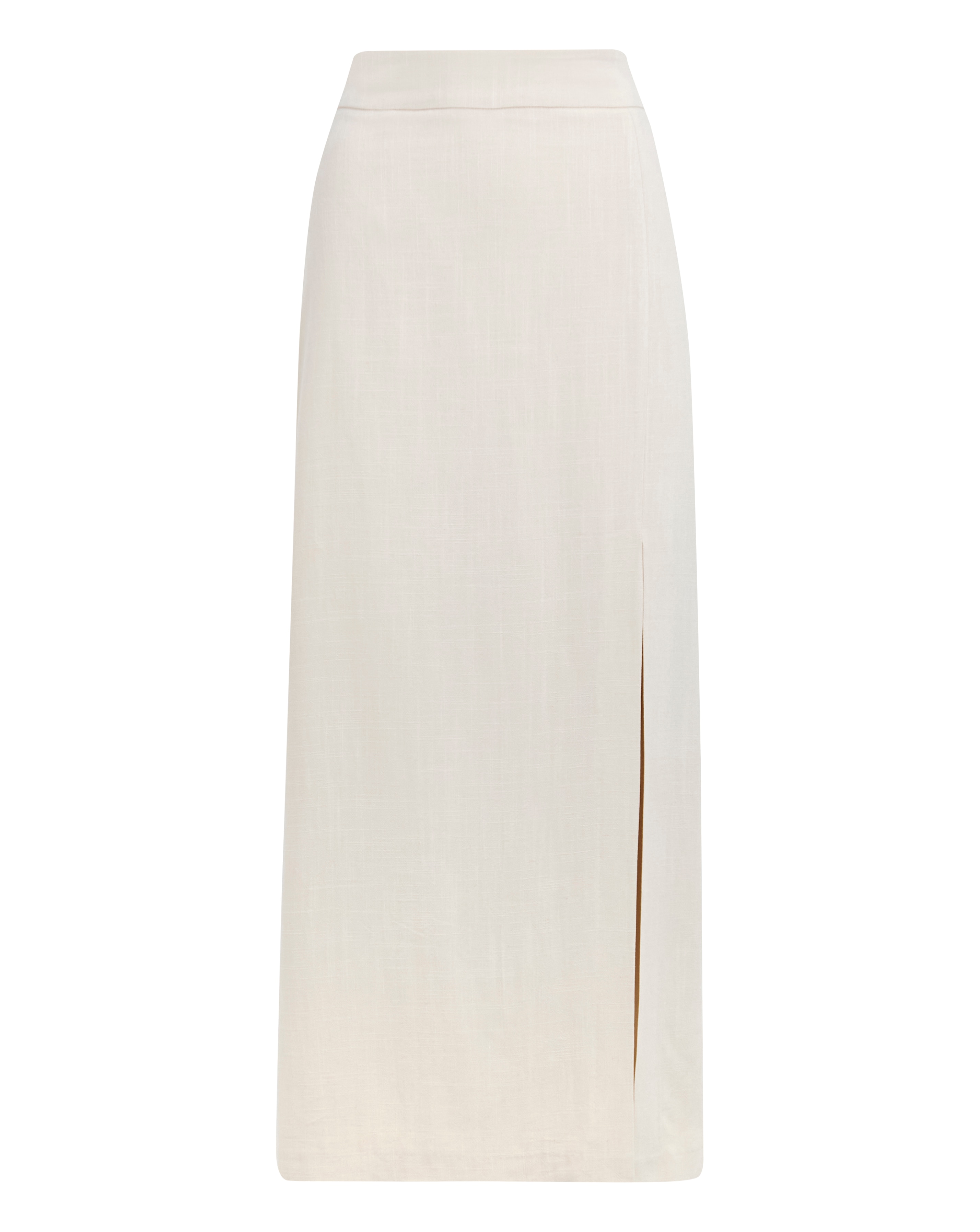 SBE Stone Linen Tailored Maxi Skirt