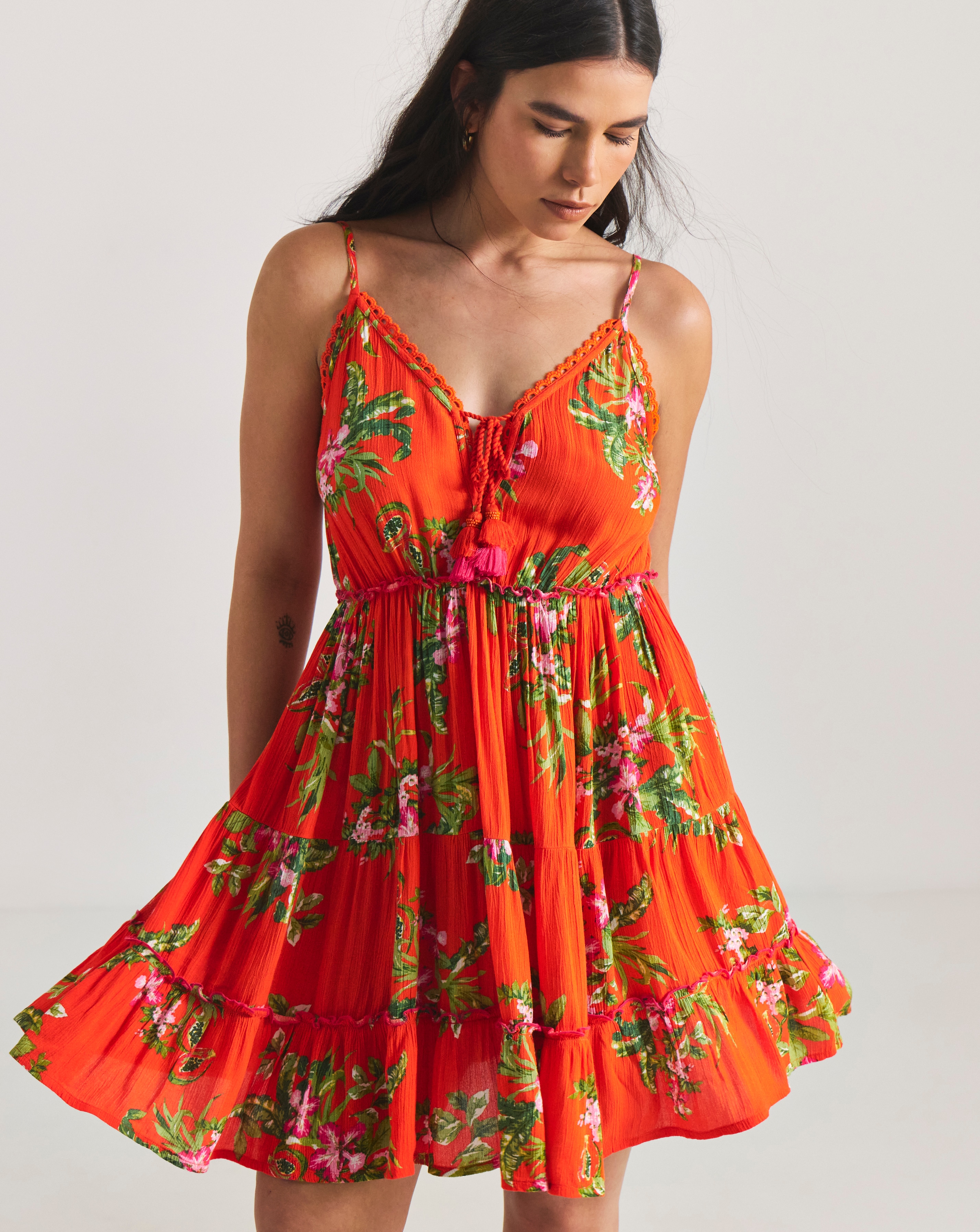 New In - Strappy Mini Beach Dress