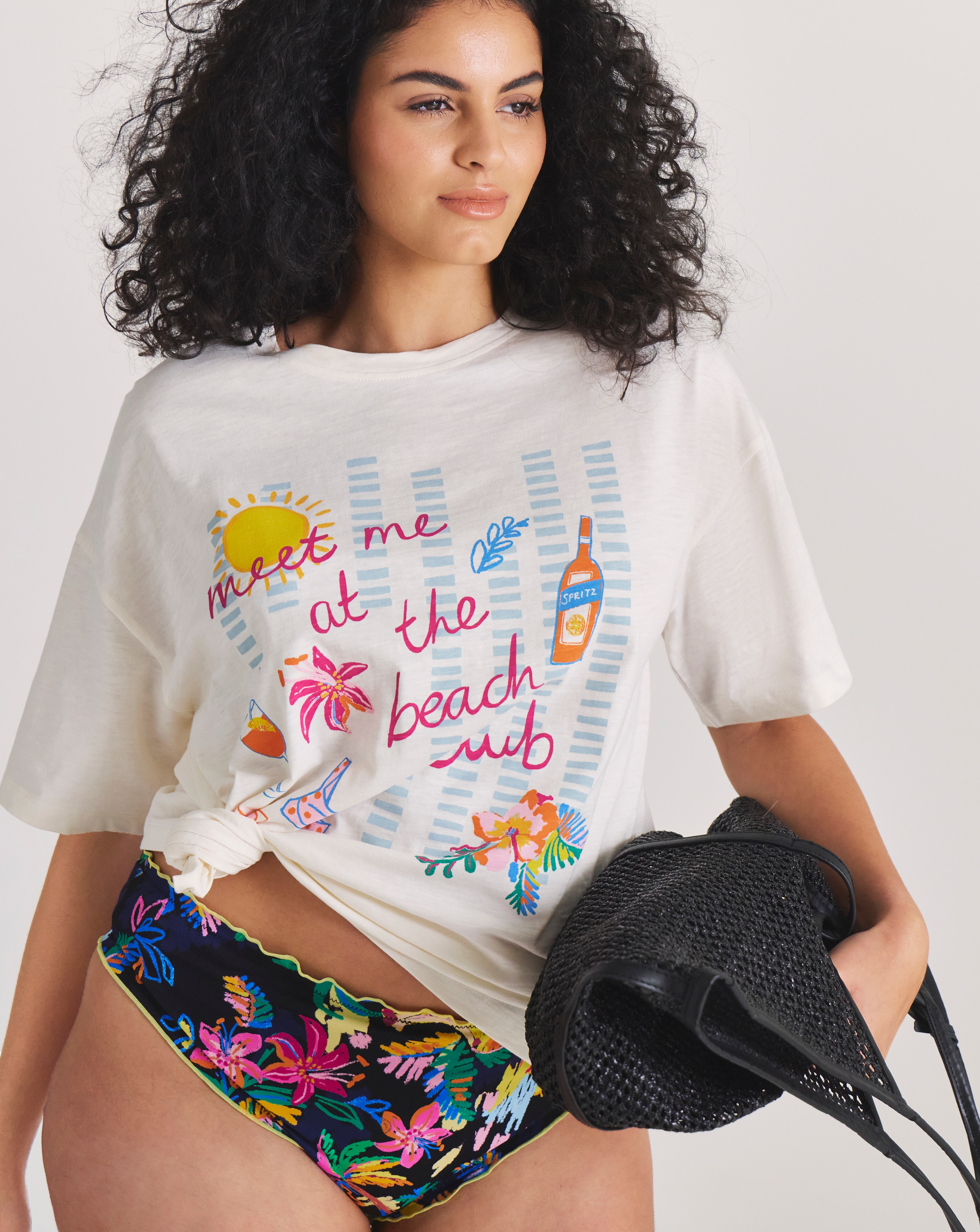 New In - Graphic Beach Tshirt