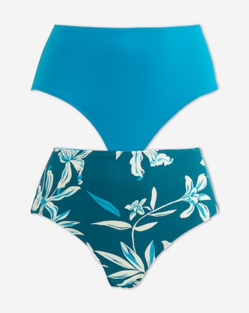 Value 2 Pack Value High Waist Bikini Bottoms