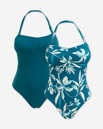 2 Pack Value Bandeau Swimsuits