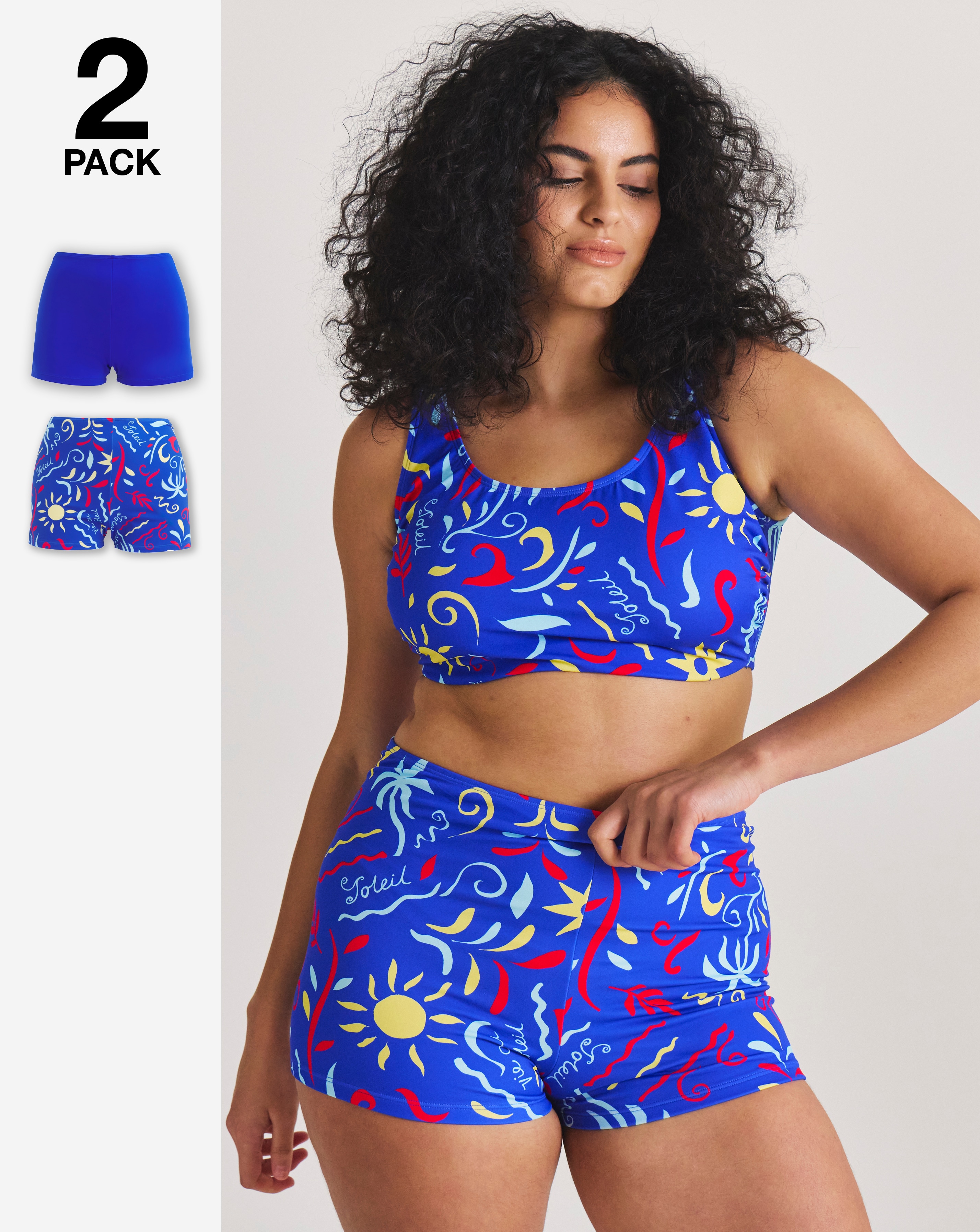 New In - 2 Pack Value Bikini Shorts
