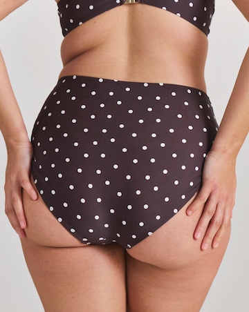MAGISCULPT High Waist Bikini Bottoms Spot Print