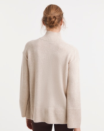 Sweaty Betty Alpine Wool Funnel Neck Jumper