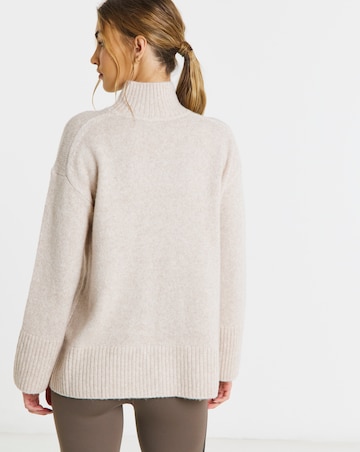 Sweaty Betty Alpine Wool Funnel Neck Jumper
