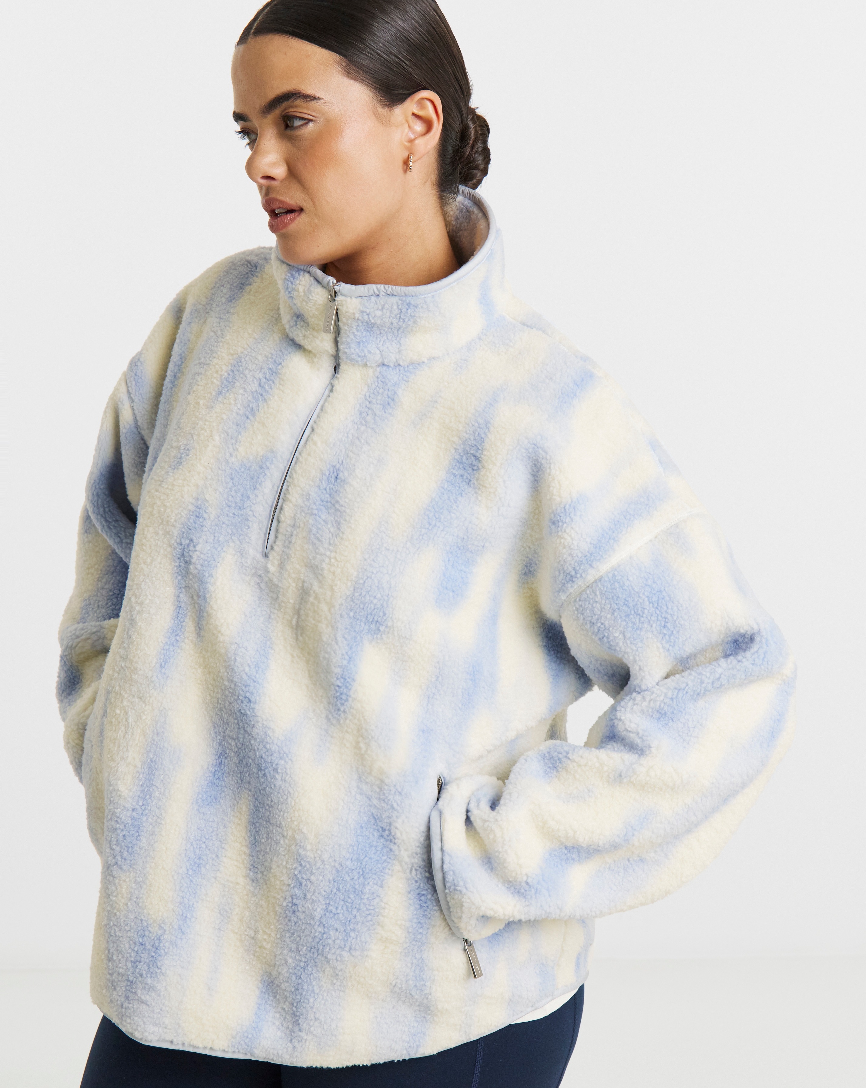 New In - Sweaty Betty Plush Half Zip Fleece