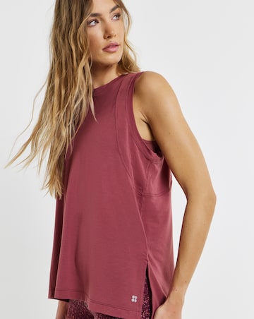 Sweaty Betty Elevated Cotton Boxy Sleeveless Tank