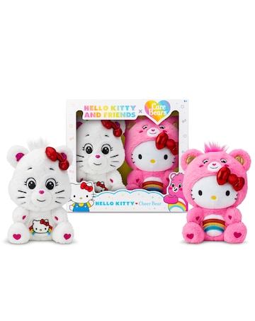 Care Bears 25cm - Hello Kitty 2 Pack