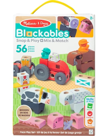 Melissa & Doug Blockables Farm Building