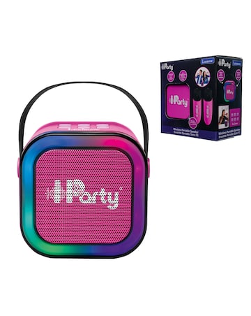 Portable Karaoke Speaker, 2 Microphones