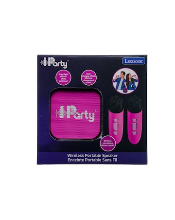 Portable Karaoke Speaker, 2 Microphones