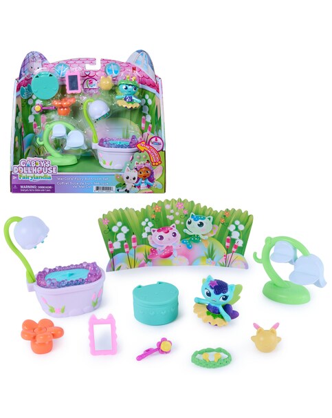 New In - Gabby's Dollhouse Mercat Fairy Bathroom