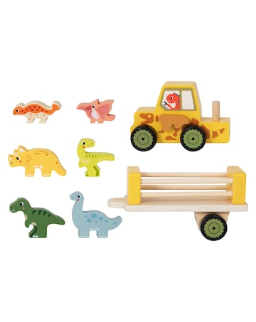 Wooden Dinosaur Jeep