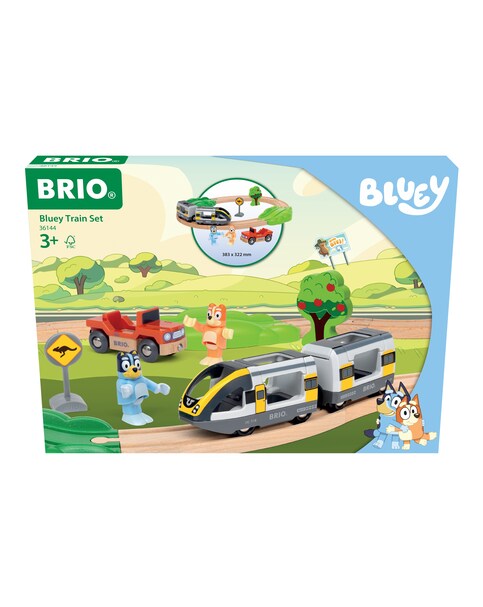 New In - Brio Bluey Train Set