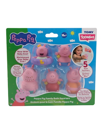 Peppa & Family 5 Bath Squirters