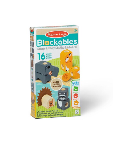 New In - Melissa & Doug Blockables Woodland