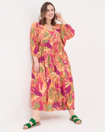 FatFace Jocelyn Tropical Floral Midi Dress
