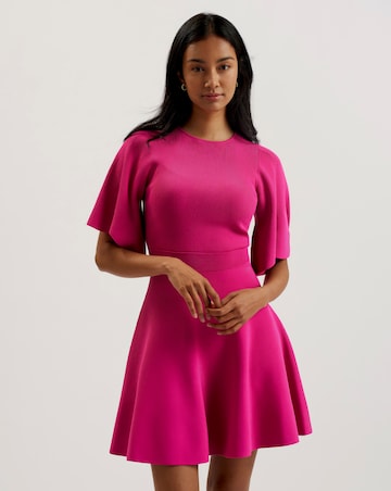 Ted Baker Oliviha Rib Engineered Skater Dress