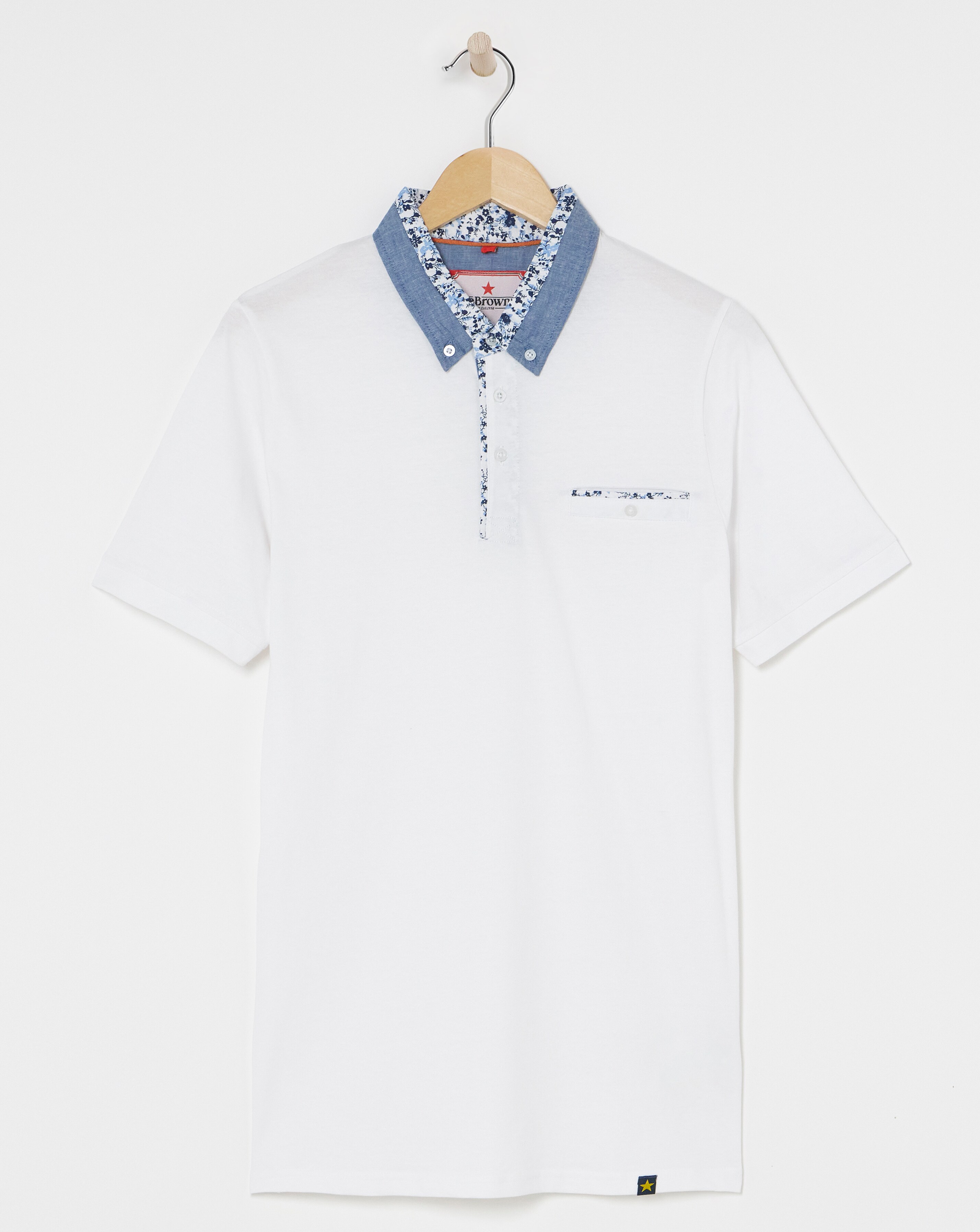 Joe Browns Printed Collar Polo Long