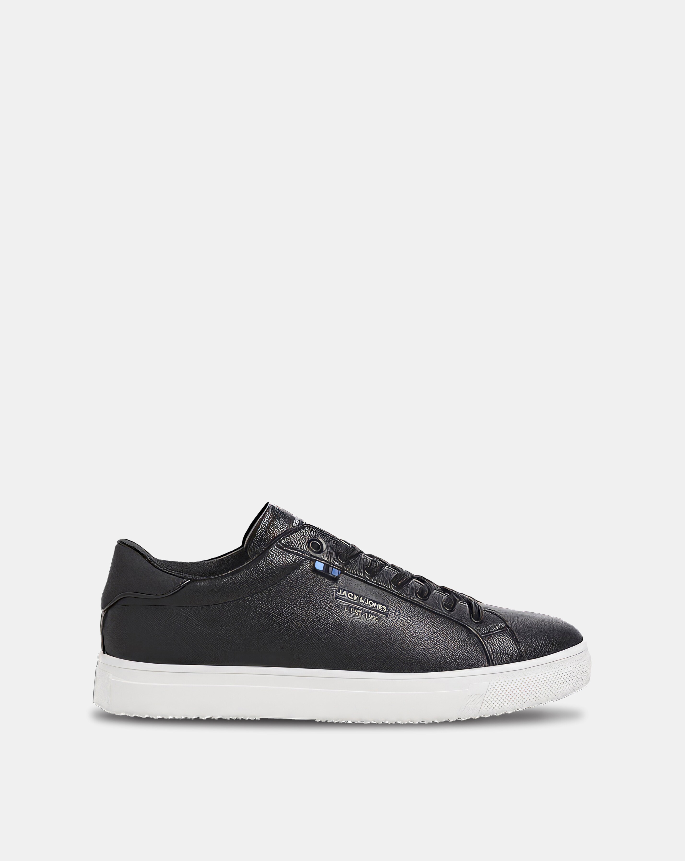Jack & Jones Bale PU Trainer - Black