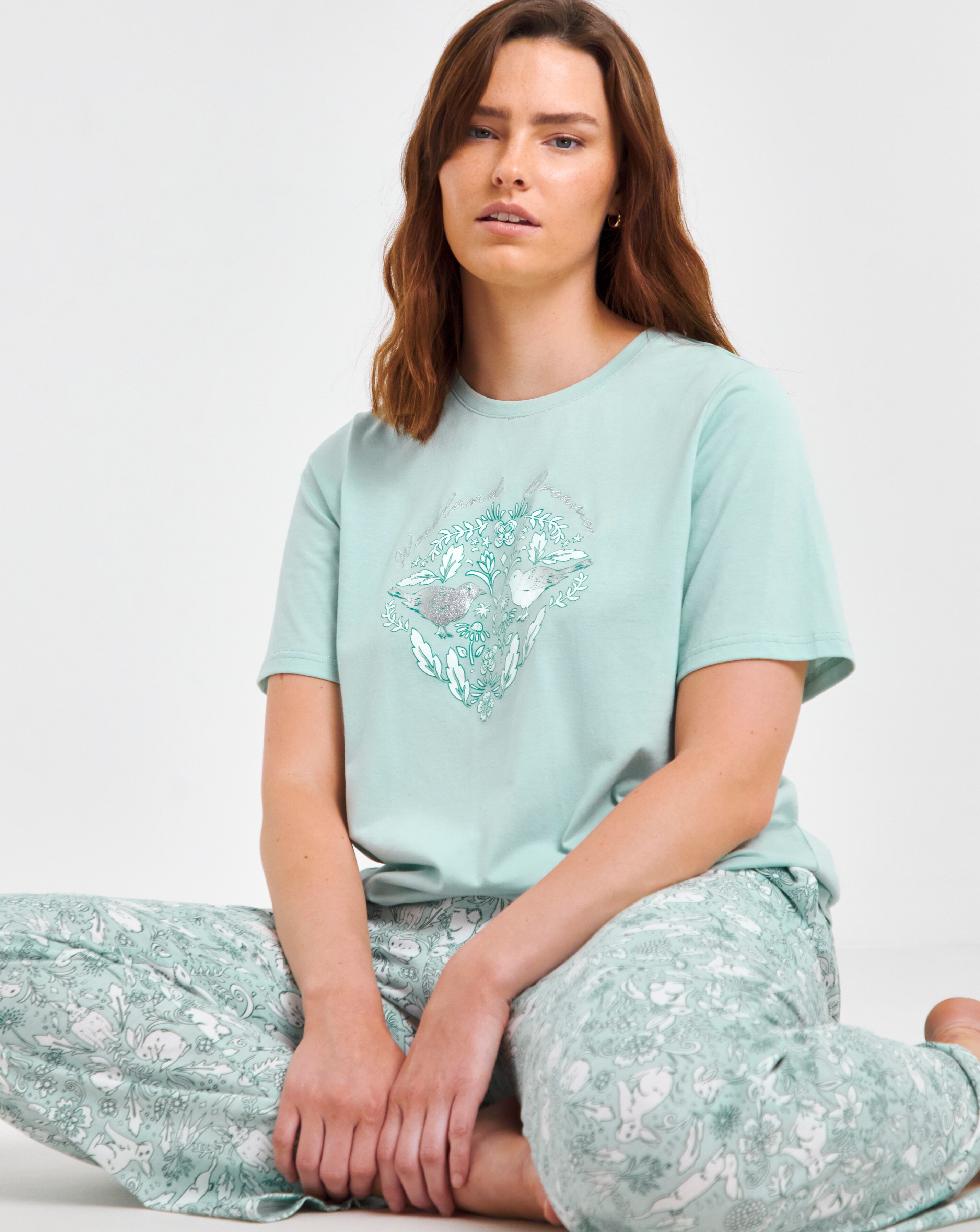 Graphic Tee Pyjama Set