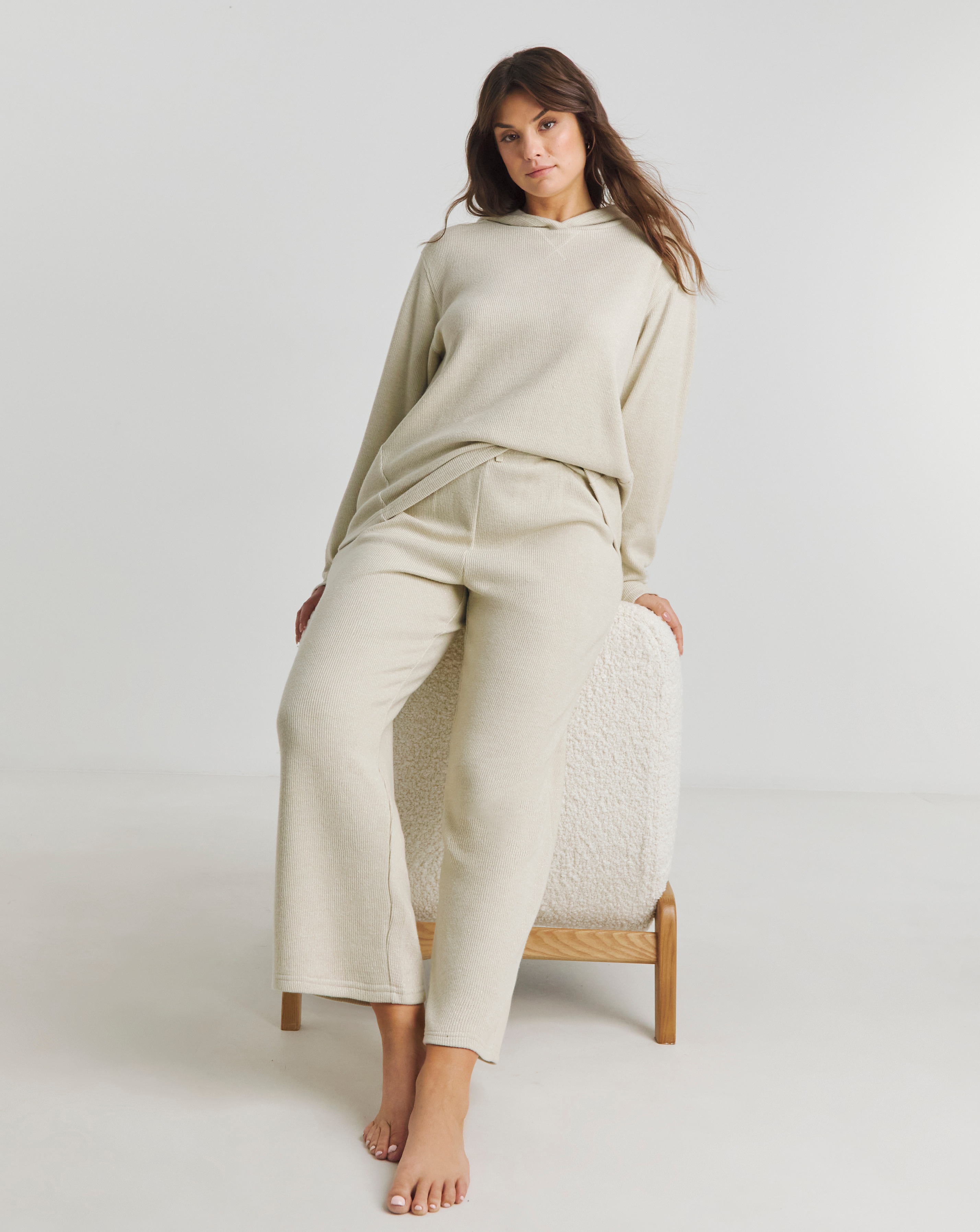 Pretty Secrets Lurex Ribbed Lounge Set