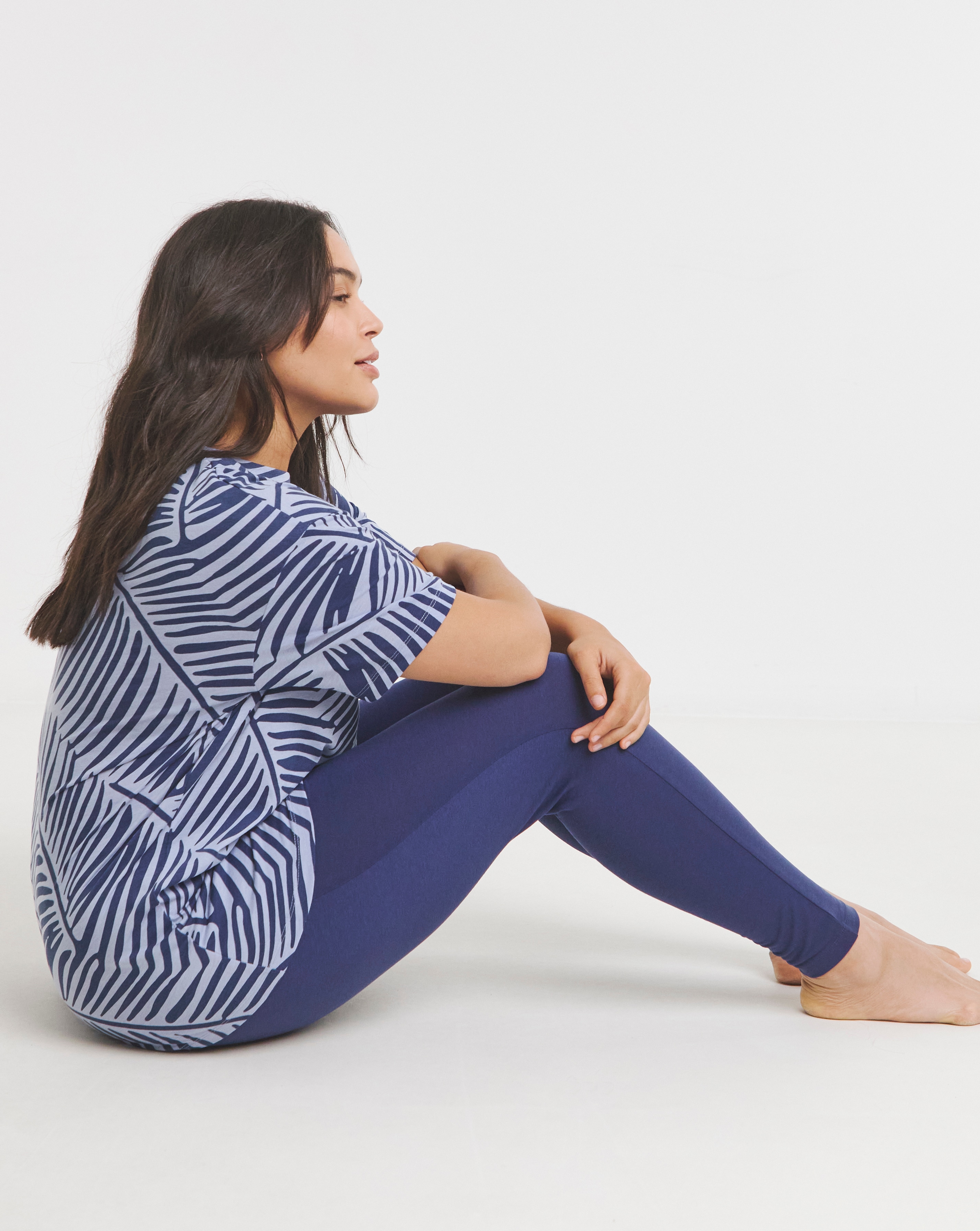 Palm Print Value Legging Set