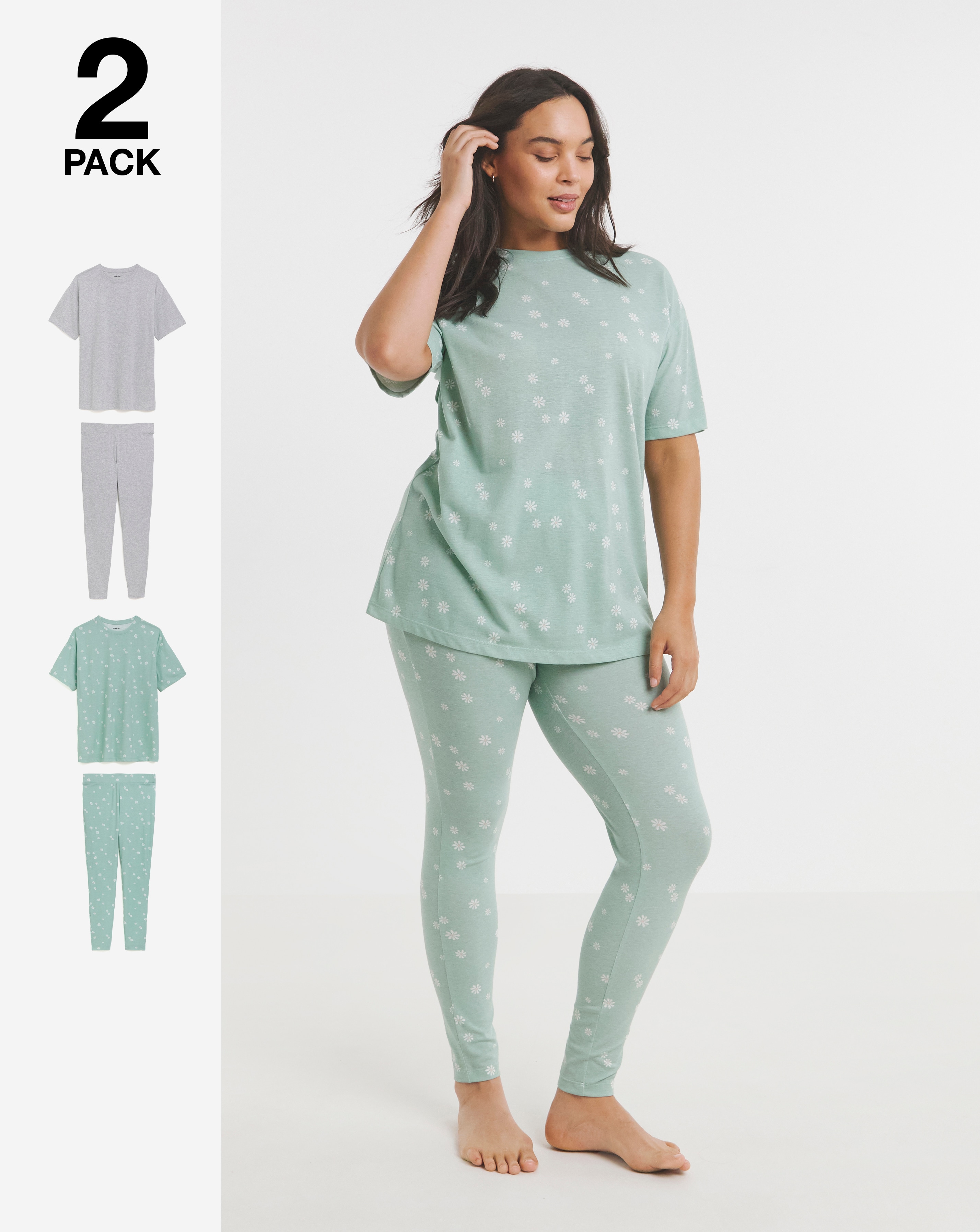 Floral Value 2 Pack Legging Set