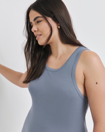 Brushed Modal Ribbed Lounge Dress