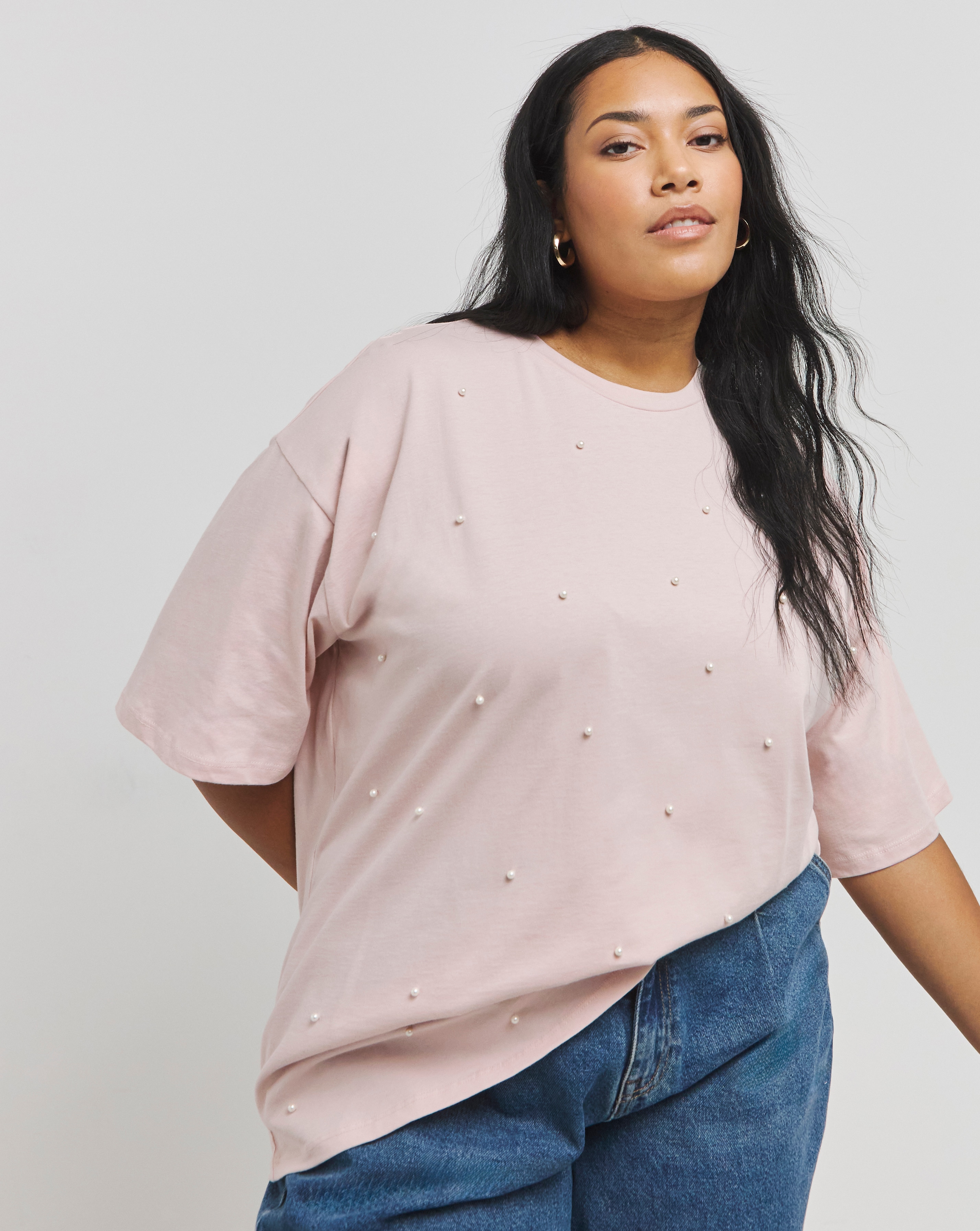 Pearl Embellished T-Shirt