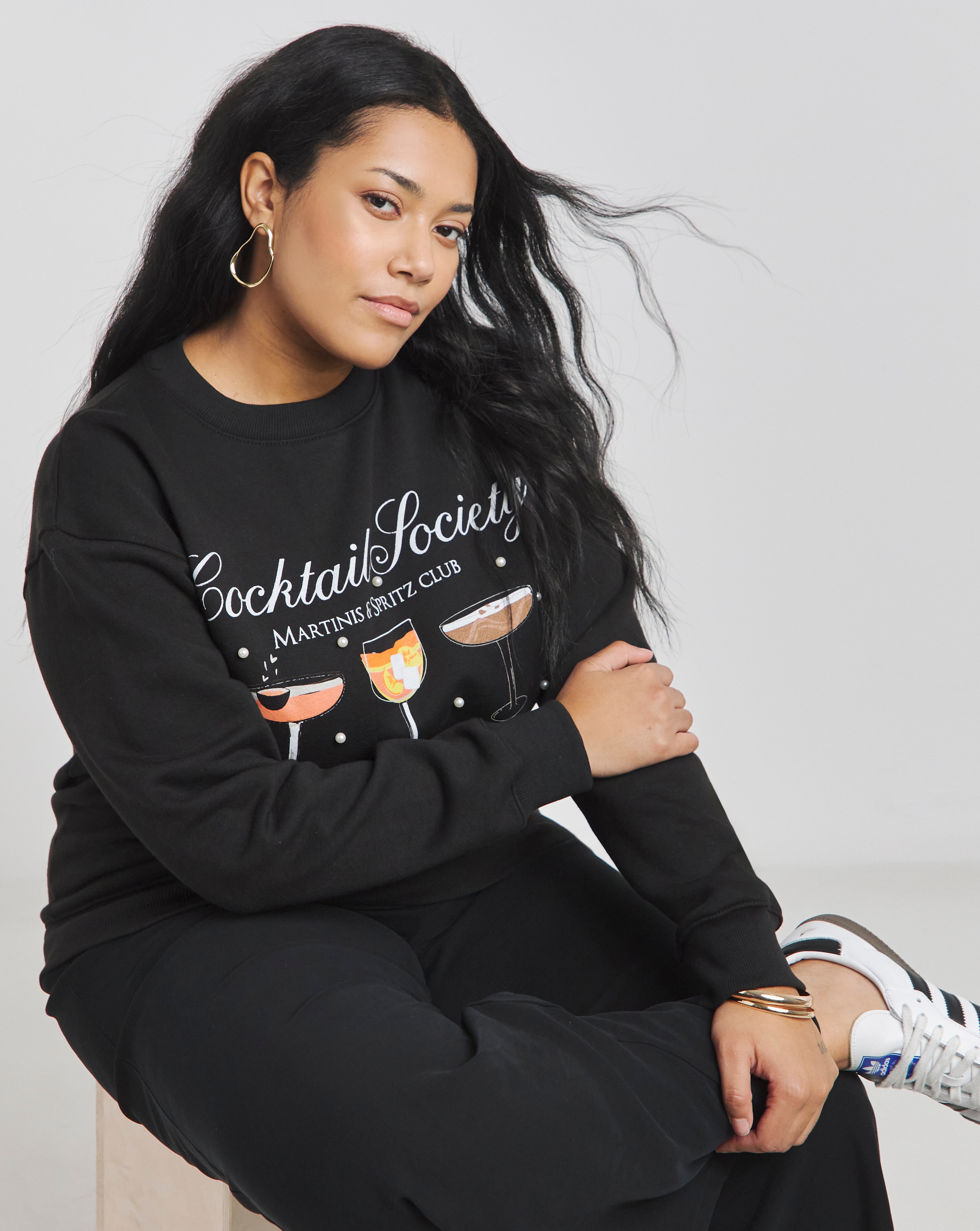 Cocktail Society Pearl Sweatshirt