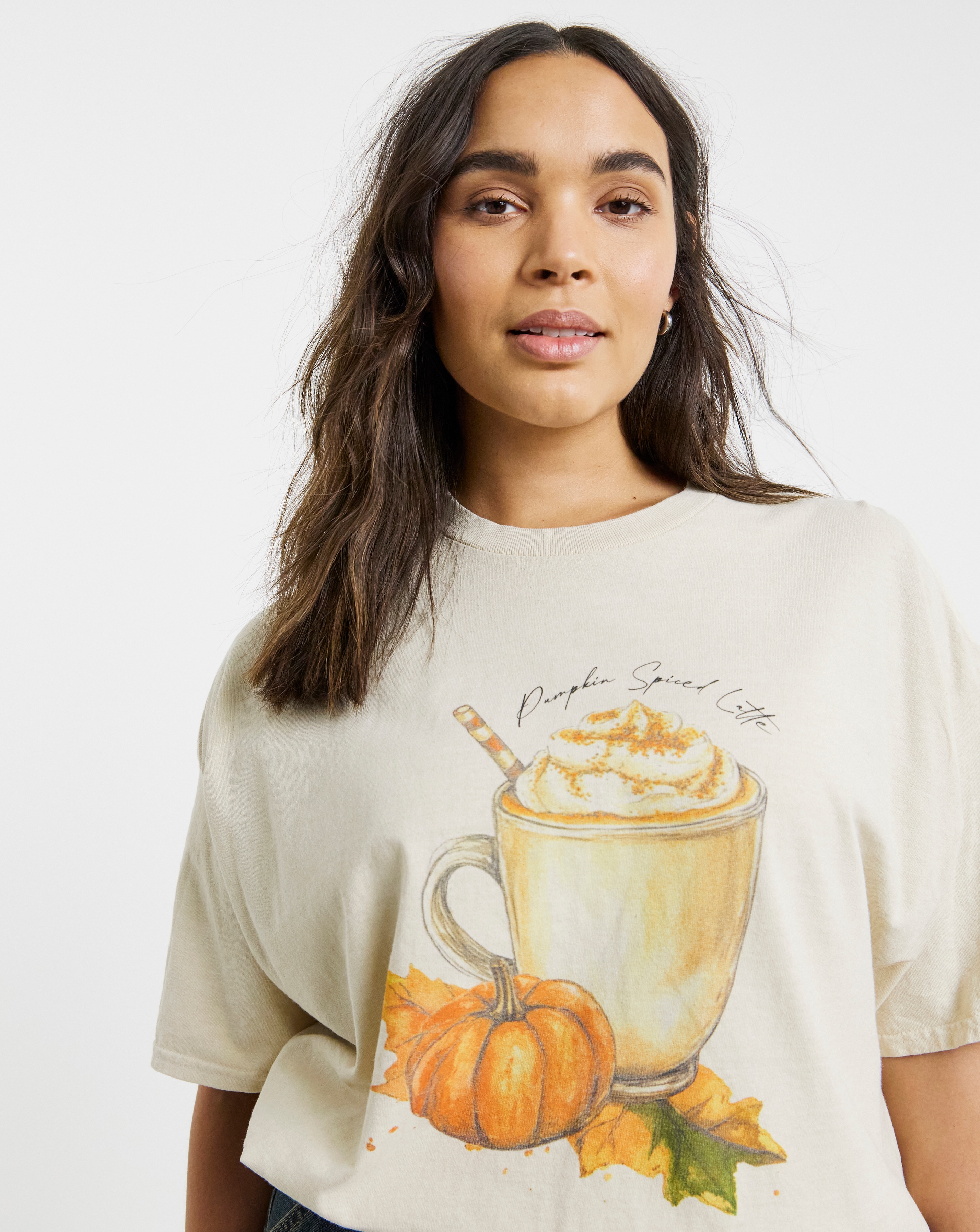 Pumpkin Spice Latte Graphic T-Shirt