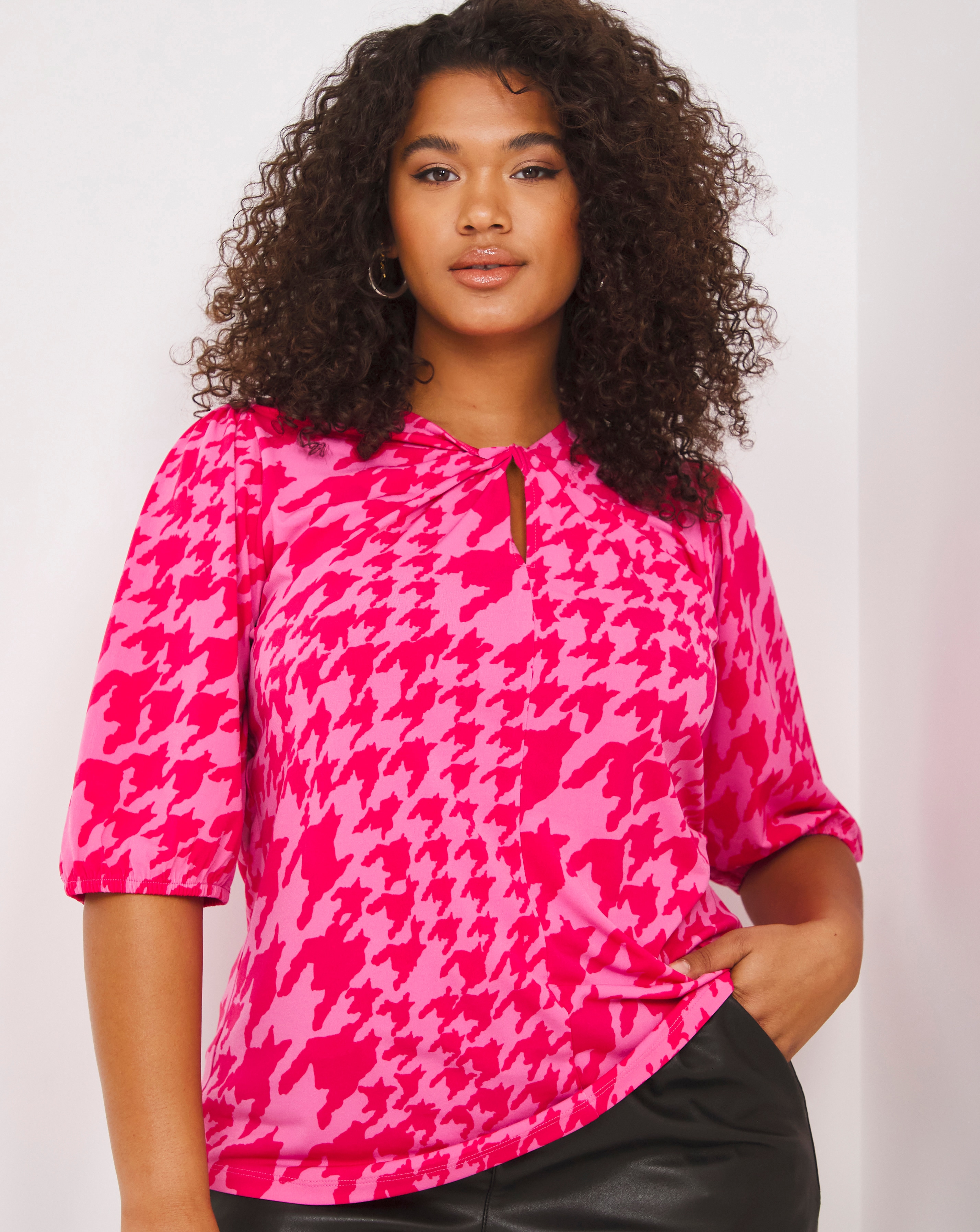 Luxe Jersey Twist Detail Top