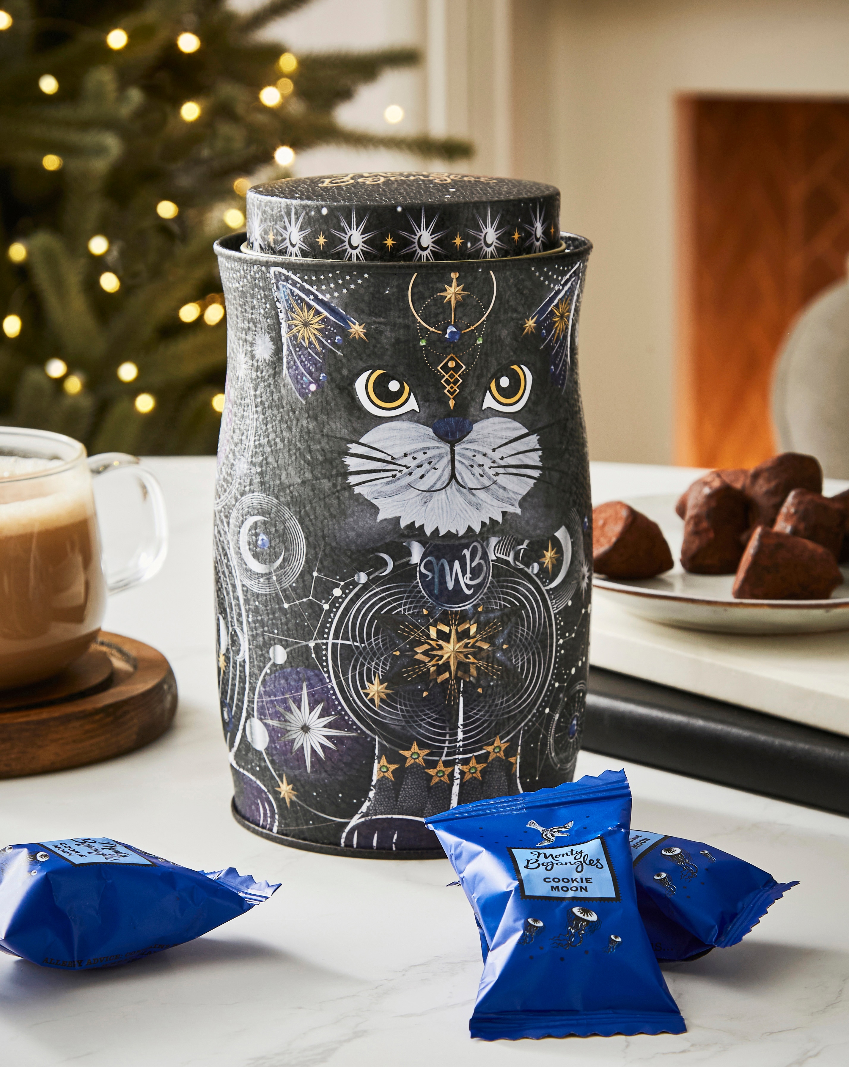 Monty Bojangles Cosmic Blink Cat Tin