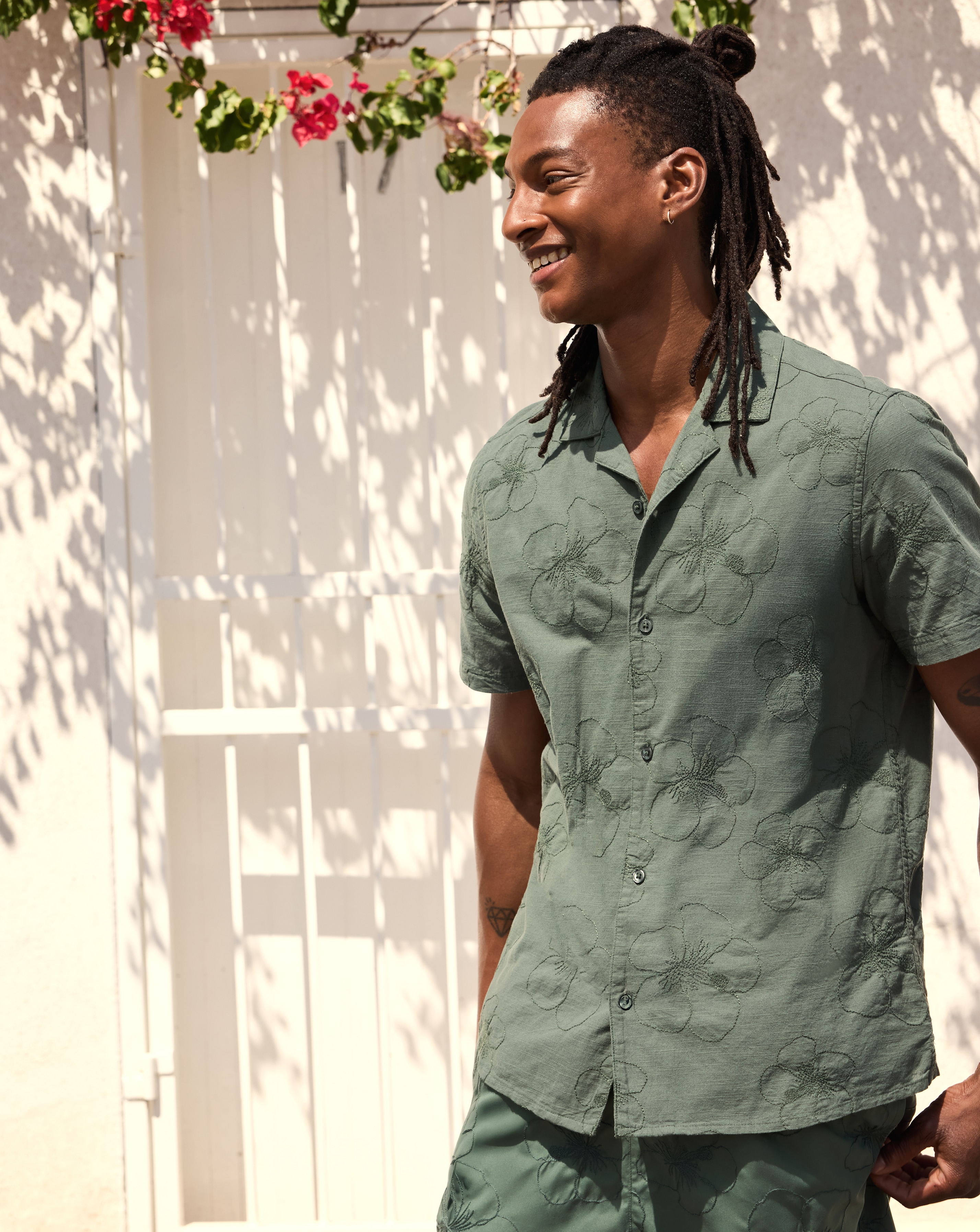 Embroidered Co-ord Shirt