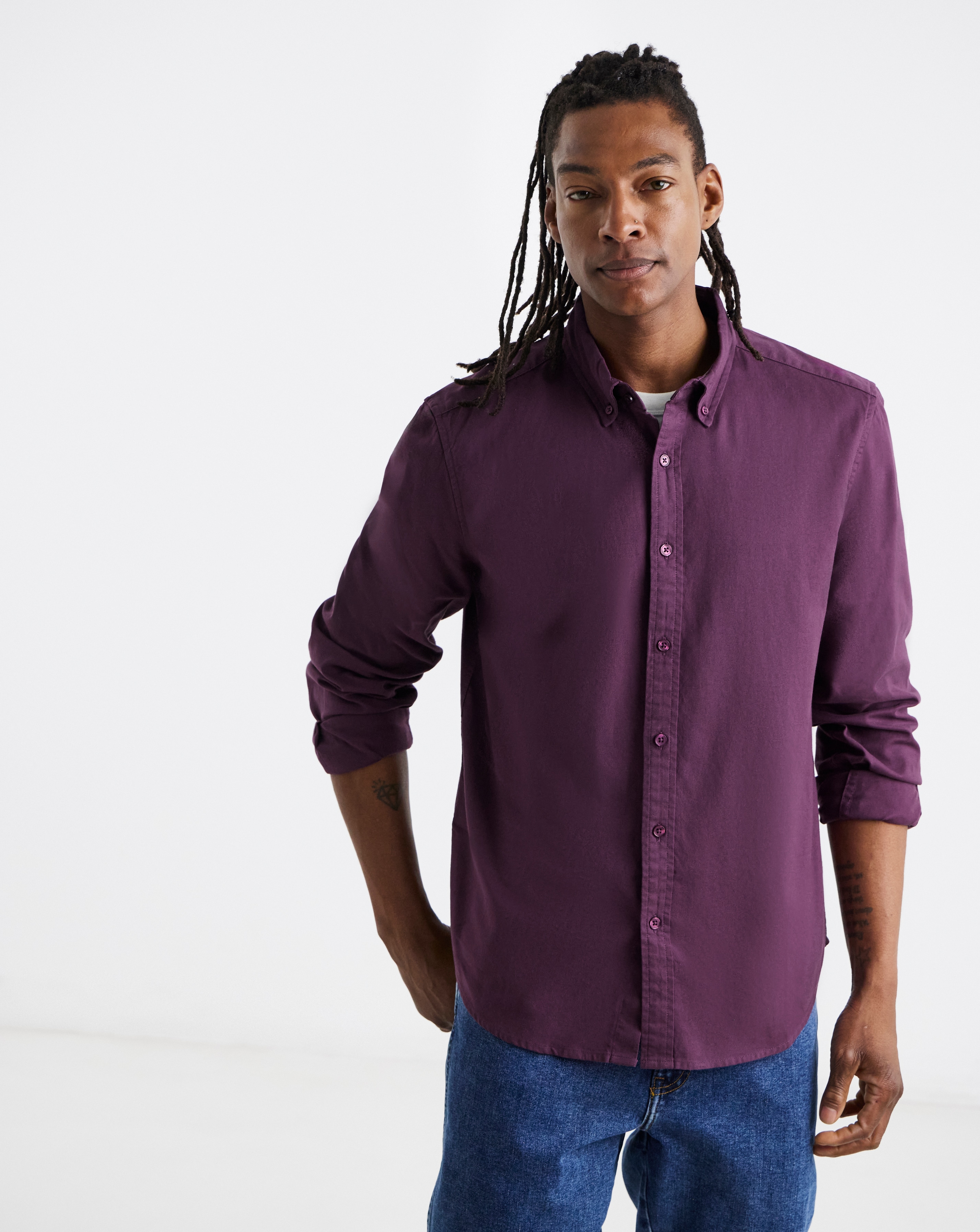 New In - Garment Dyed Oxford Shirt