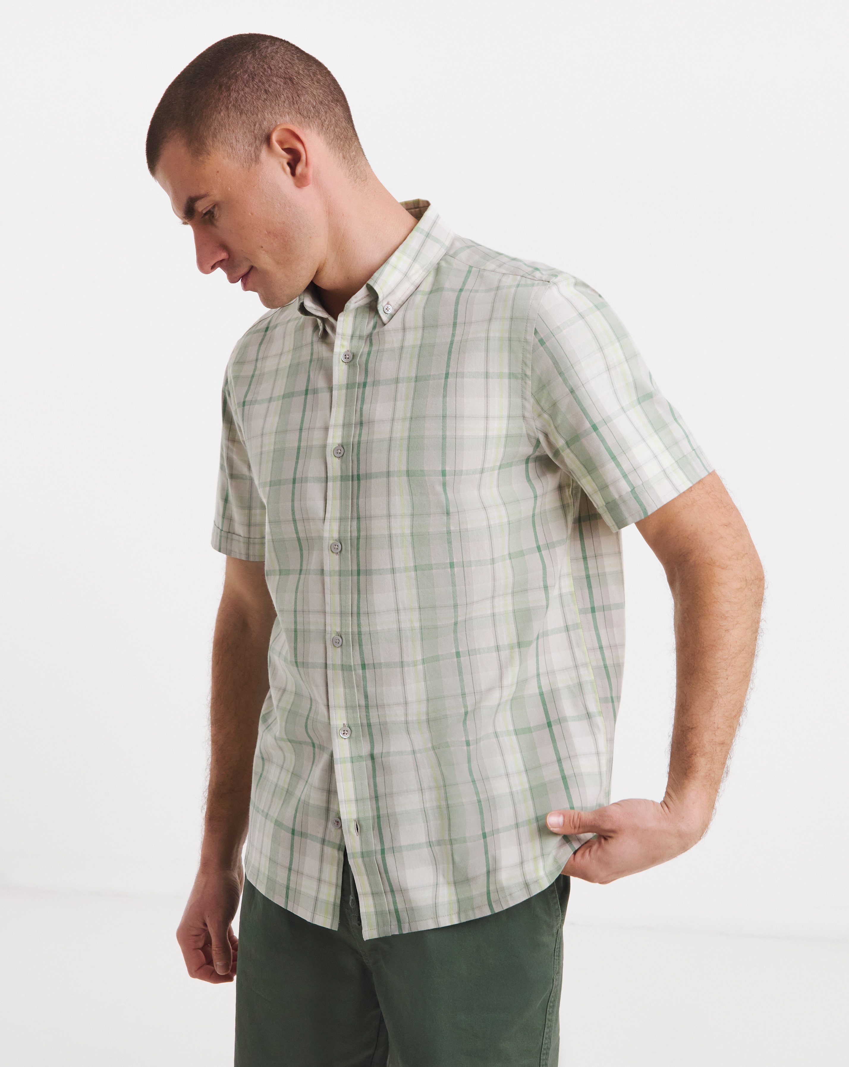 New In - Oxford Check Short Sleeve Shirt