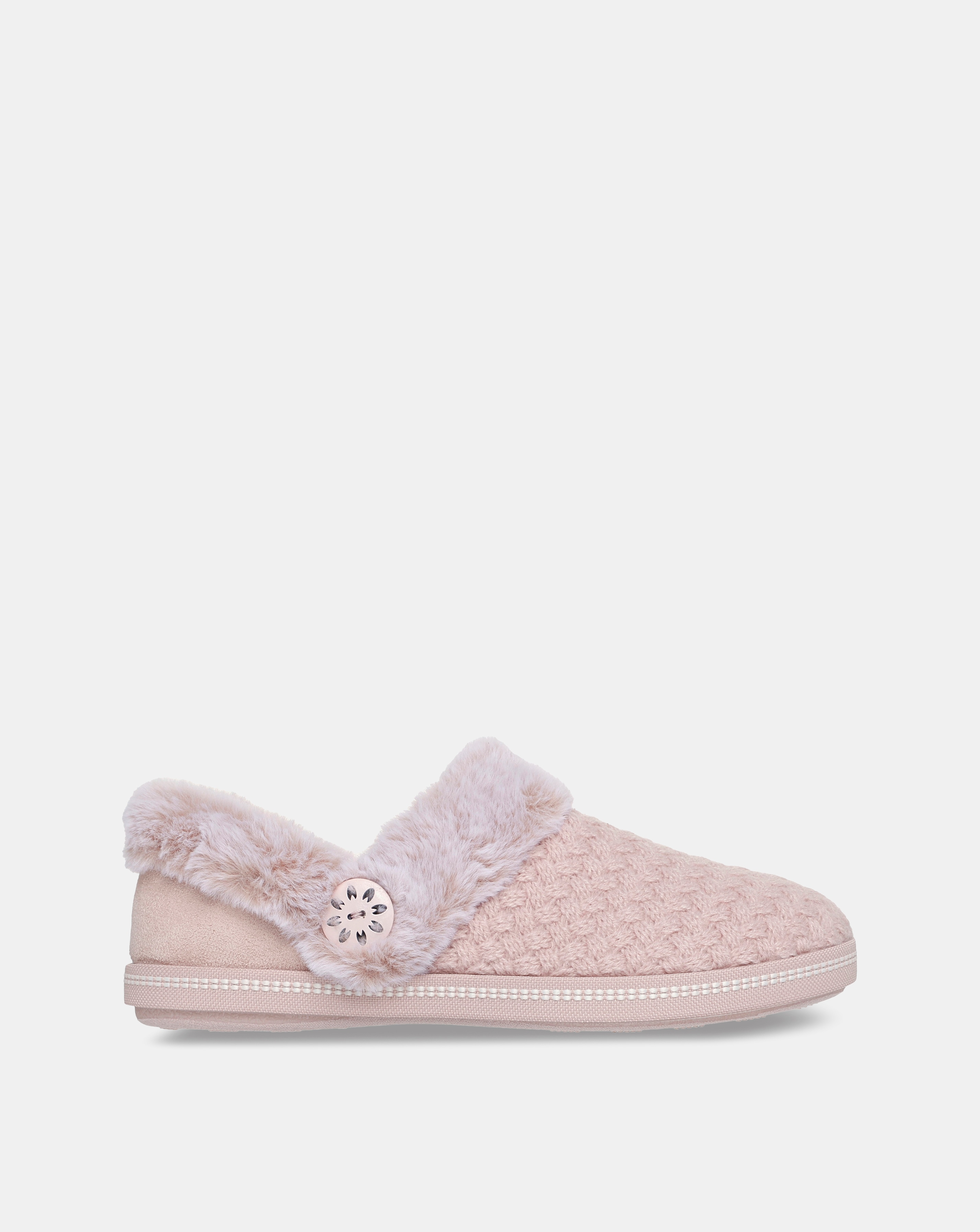 Skechers Fur Memory Foam Slipper D Fit
