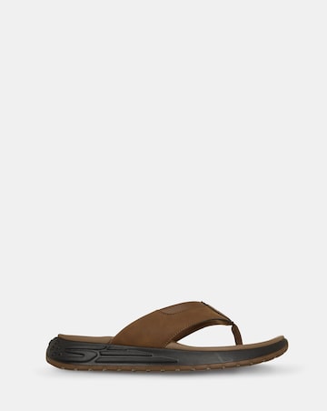 Skechers Street Retro Jogger Tate Thong Sandal - Brown
