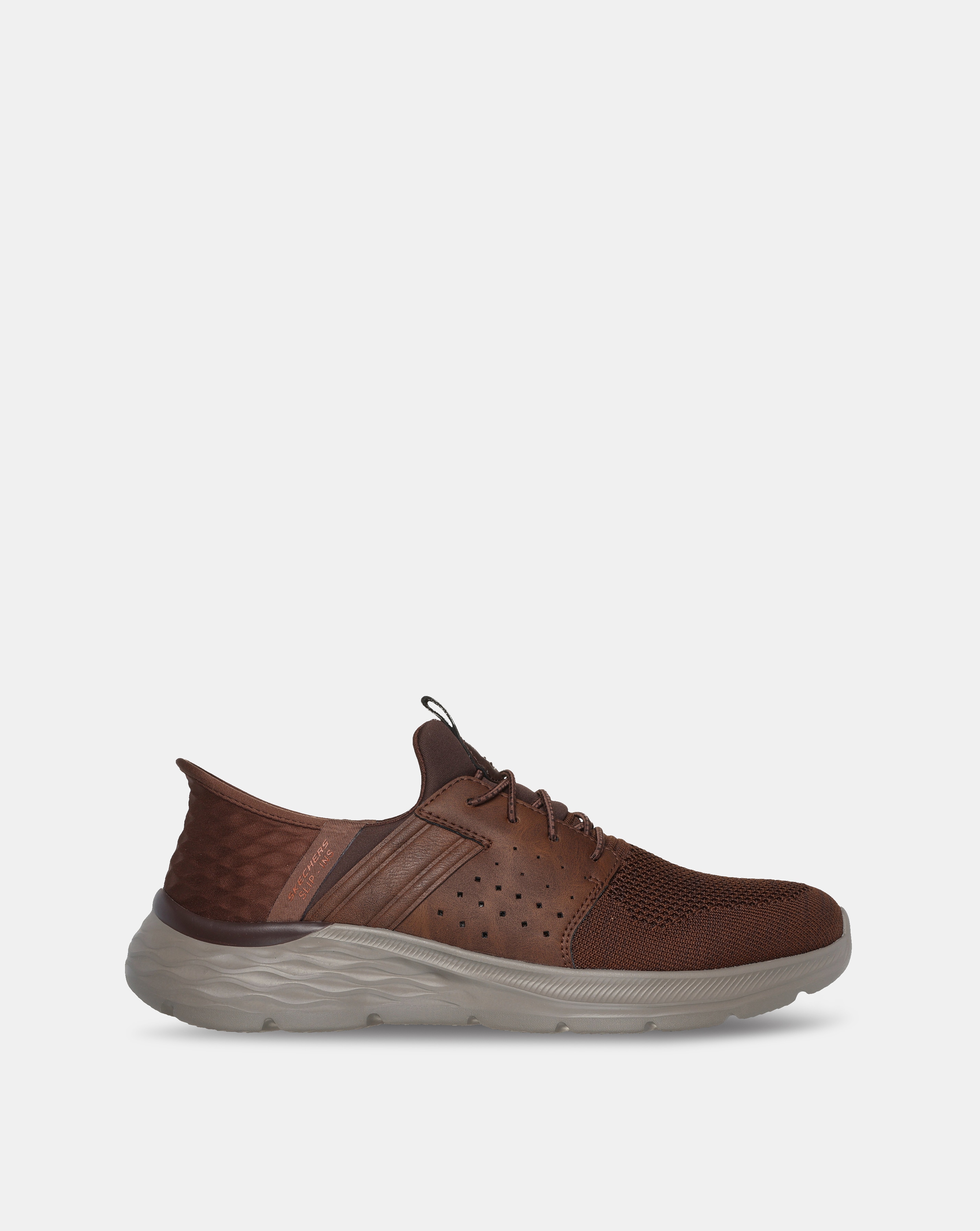 New In - Skechers Garner Newick Wide Fit - Brown