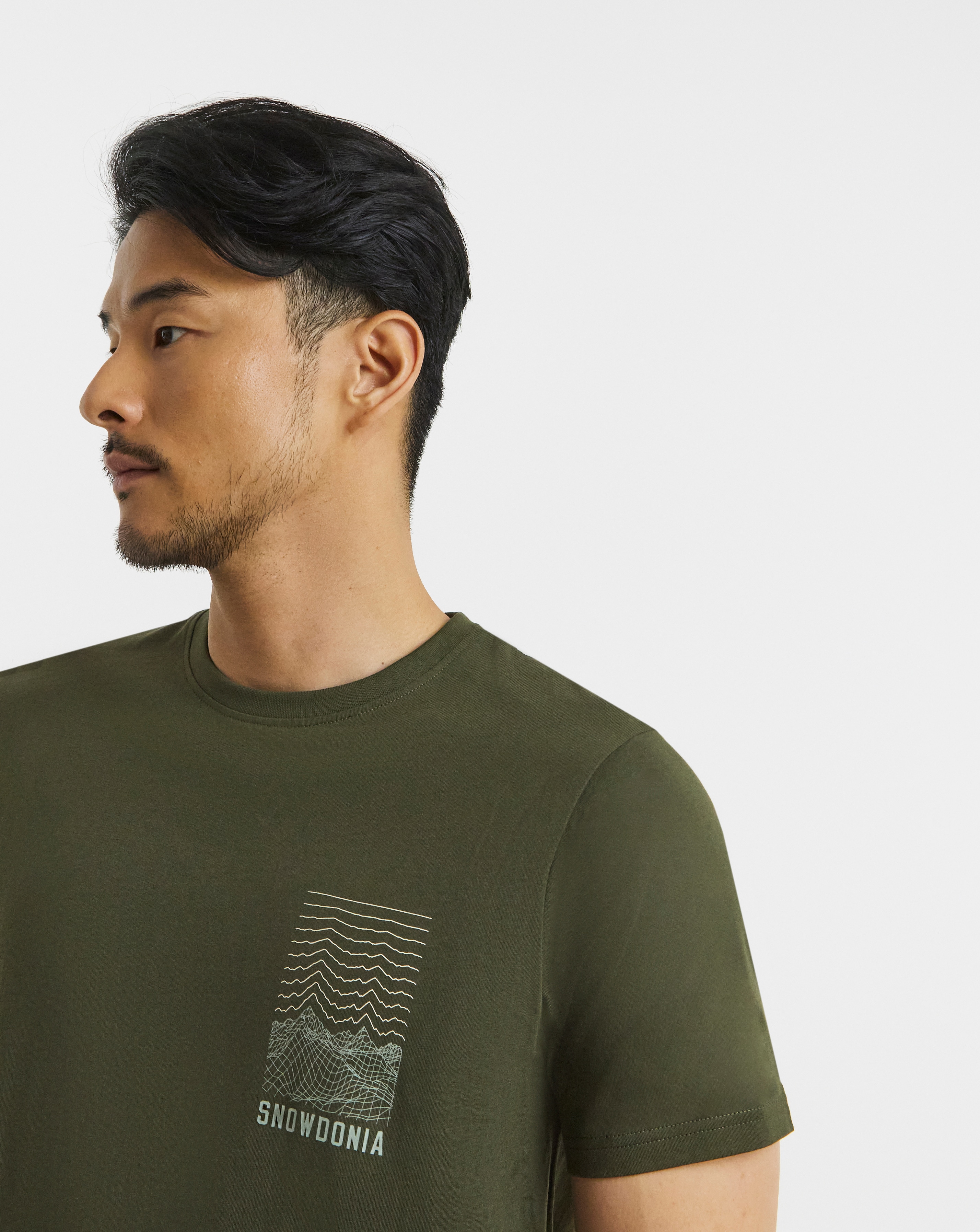 Snowdonia Crew Neck Graphic T-Shirt