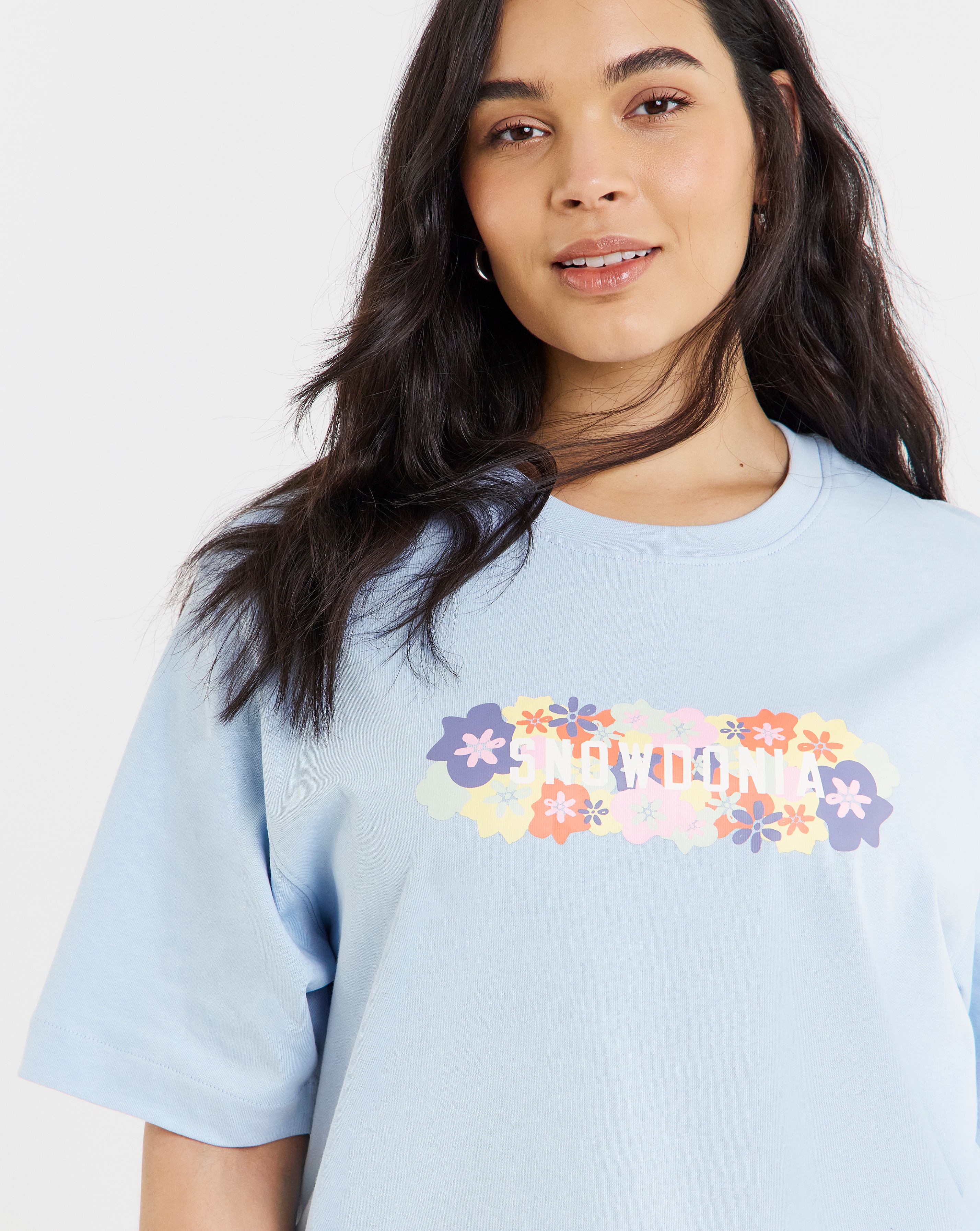 Snowdonia Floral Branded T-Shirt